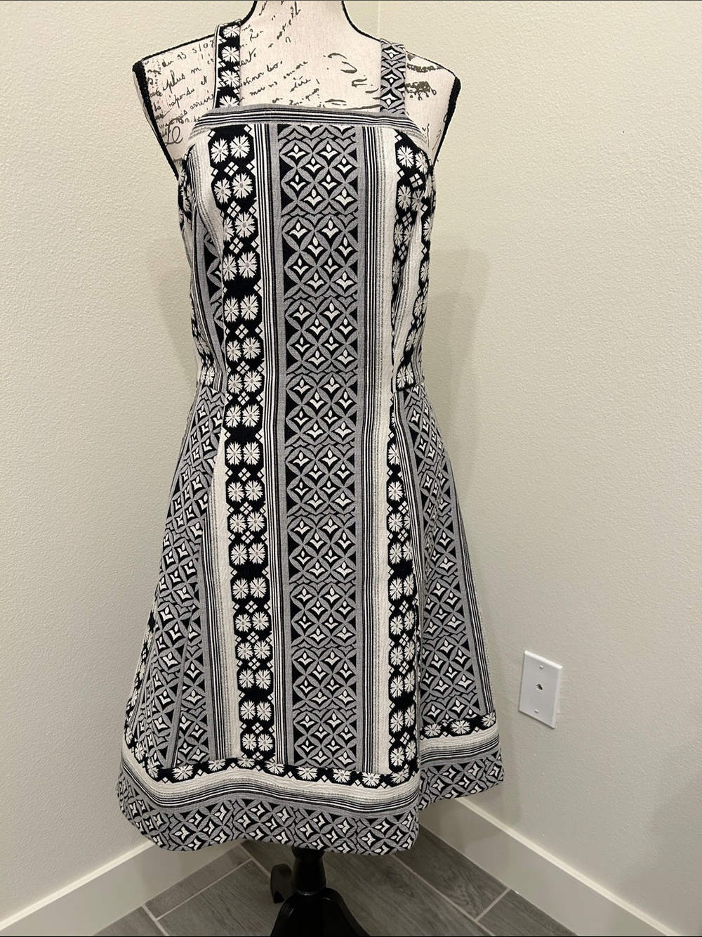 Anthropologie Plenty by Tracy Reese Jacquard fit & flare Dress